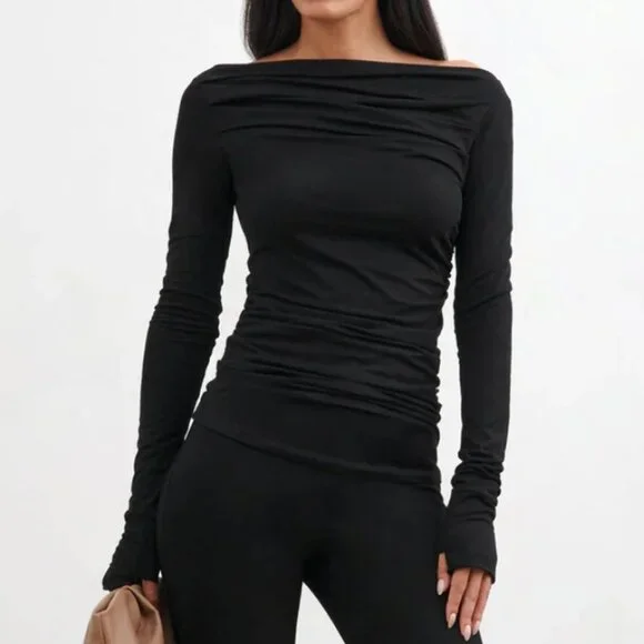 Marcella black Cooper top large nwt - Picture 10 of 12